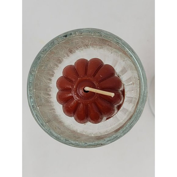 Vintage Home Interior Set Of 3 Stemmed Clear Ribbed Tulip Cut Glass Look - Picture 4 of 9